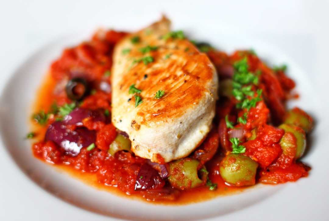 Mediterranean Chicken with Baby Roast Potatoes