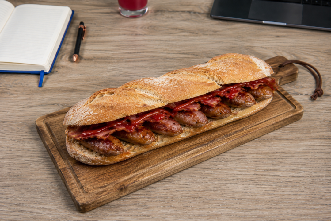 Sausage & Bacon Roll